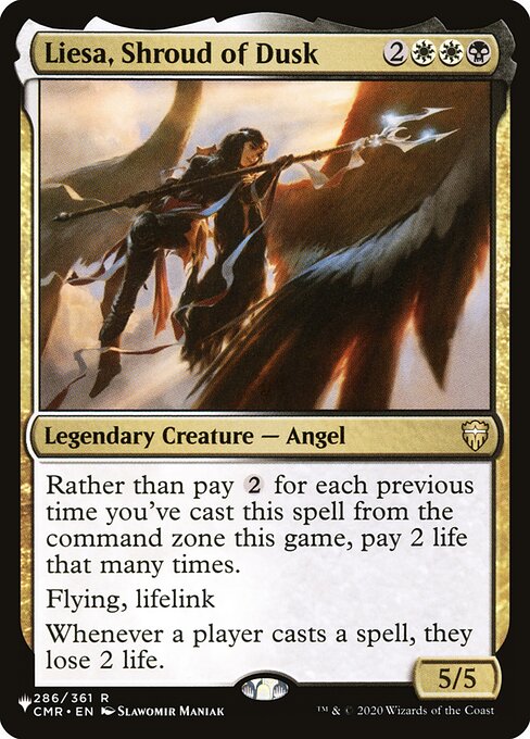 Liesa, Shroud of Dusk (CMR-286) [The List]