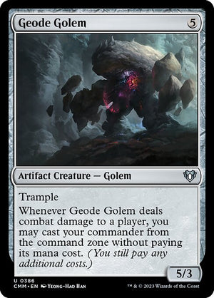 Geode Golem (386) [Commander Masters]