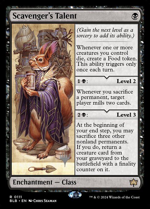 Scavenger's Talent (111p) [Bloomburrow Promos]