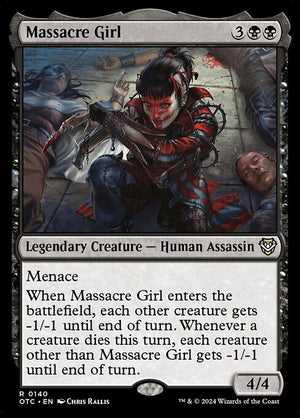 Massacre Girl (140) [Outlaws of Thunder Junction Commander]