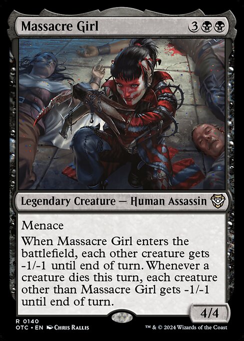 Massacre Girl (140) [Outlaws of Thunder Junction Commander]
