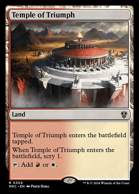 Temple of Triumph (306) [Murders at Karlov Manor Commander]
