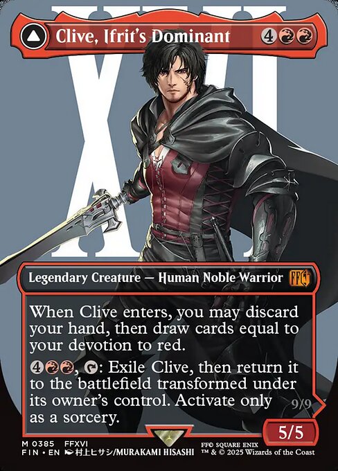 Clive, Ifrit's Dominant // Ifrit, Warden of Inferno (385) [Final Fantasy]