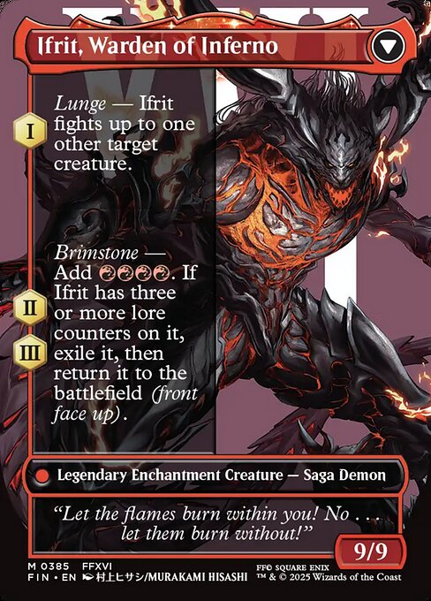 Clive, Ifrit's Dominant // Ifrit, Warden of Inferno (385) [Final Fantasy]