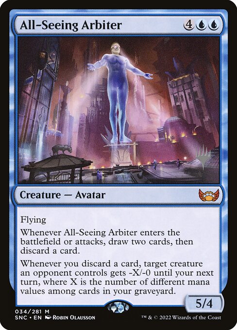 All-Seeing Arbiter (34p) [Streets of New Capenna Promos]