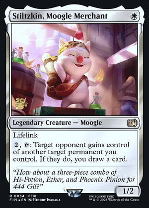Stiltzkin, Moogle Merchant (34s) [Final Fantasy Promos]