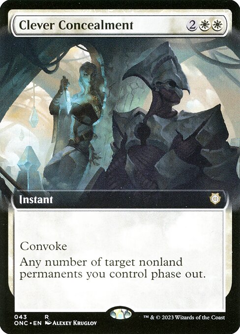 Clever Concealment (43) [Phyrexia: All Will Be One Commander] [Extended Art]