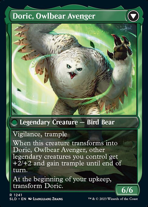 Casal, Lurkwood Pathfinder // Casal, Pathbreaker Owlbear (1241) [Secret Lair Drop]