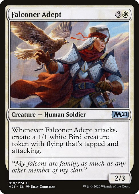 Falconer Adept (18) [Core Set 2021]