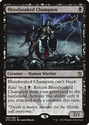 Bloodsoaked Champion (66s) [Khans of Tarkir Promos]
