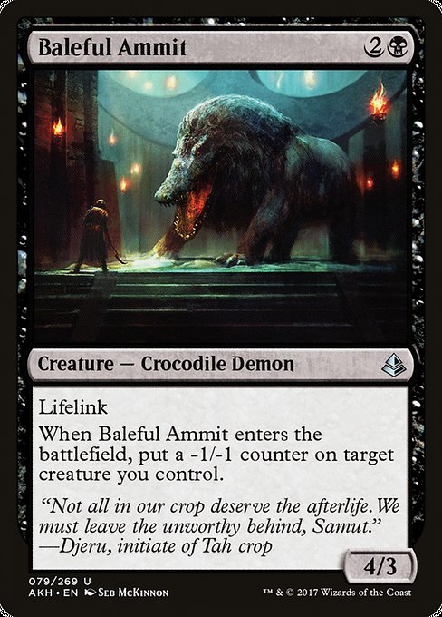Baleful Ammit (79) [Amonkhet]