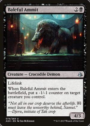 Baleful Ammit (79) [Amonkhet]