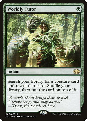 Worldly Tutor (6) [Commander Collection: Green]