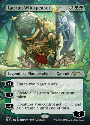 Garruk Wildspeaker (1142) [Secret Lair Drop] [Borderless]