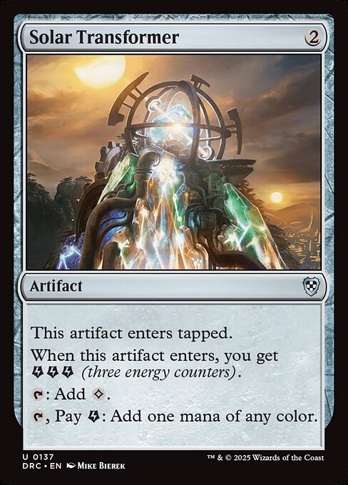 Solar Transformer (137) [Aetherdrift Commander]