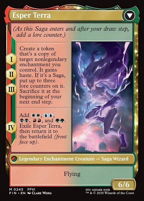 Terra, Magical Adept // Esper Terra (245) [Final Fantasy] Reverse