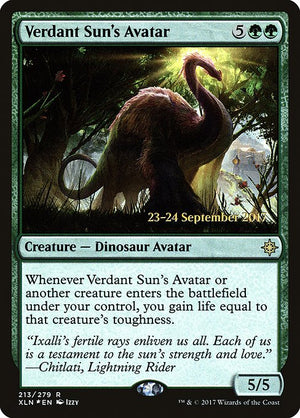 Verdant Sun's Avatar (213s) [Ixalan Promos]