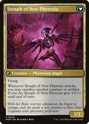 Seraph of New Capenna // Seraph of New Phyrexia (36) [March of the Machine] Reverse