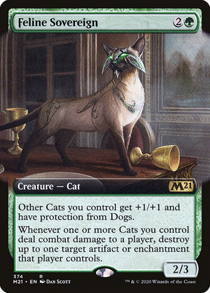 Feline Sovereign (374) [Core Set 2021] [Extended Art]