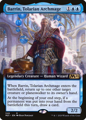 Barrin, Tolarian Archmage (348) [Core Set 2021] [Extended Art]
