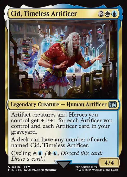 Cid, Timeless Artificer (410) [Final Fantasy]