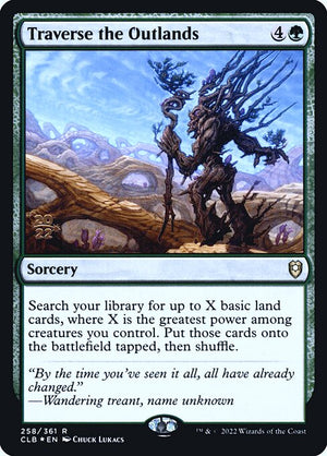 Traverse the Outlands (258s) [Battle for Baldur's Gate Promos]
