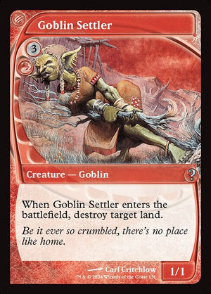 Goblin Settler (131) [Mystery Booster 2]