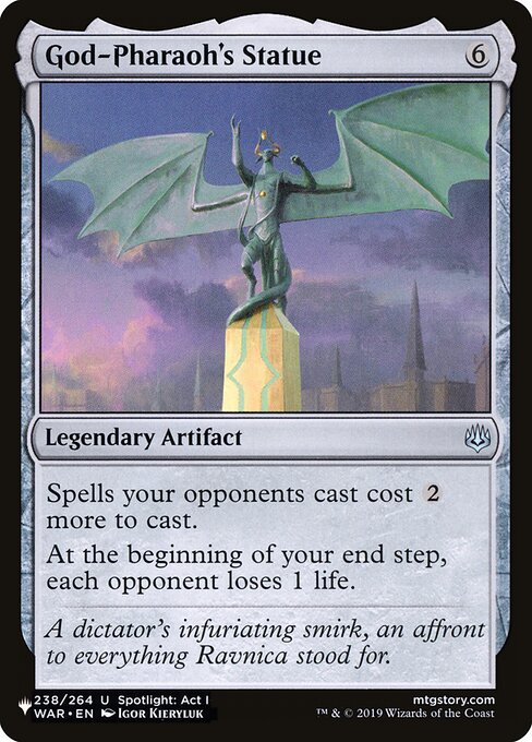 God-Pharaoh's Statue (WAR-238) [The List]