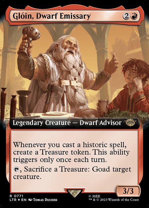 Glóin, Dwarf Emissary (771) [The Lord of the Rings: Tales of Middle-earth] [Extended Art]