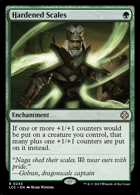 Hardened Scales (243) [The Lost Caverns of Ixalan Commander]