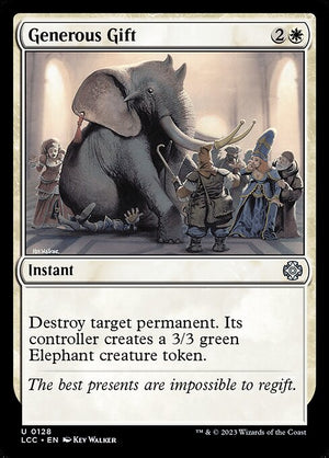 Generous Gift (128) [The Lost Caverns of Ixalan Commander]