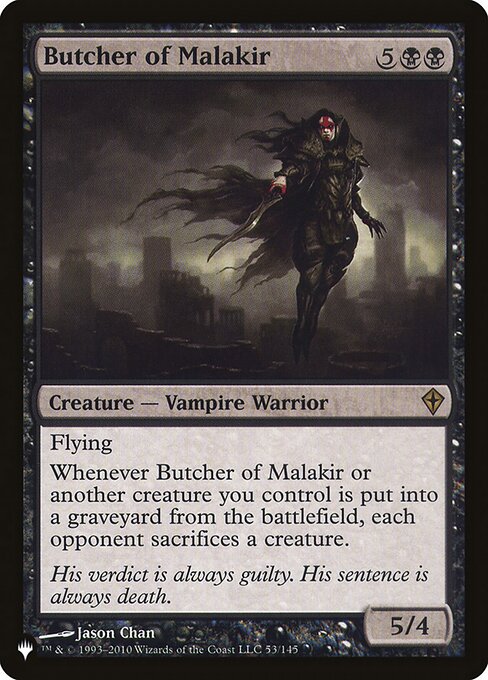 Butcher of Malakir (WWK-53) [The List]