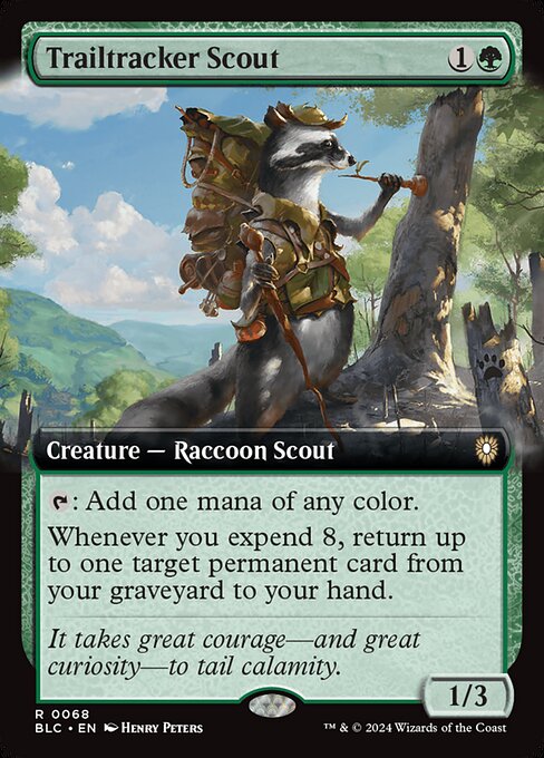 Trailtracker Scout (68) [Bloomburrow Commander]