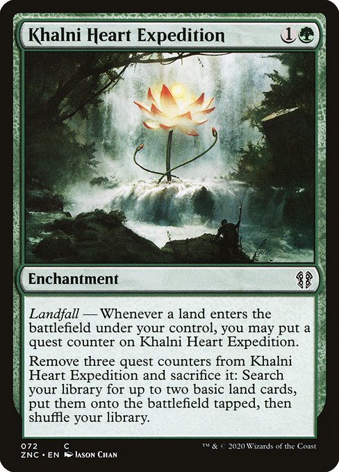 Khalni Heart Expedition (72) [Zendikar Rising Commander]