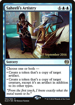Saheeli's Artistry (62s) [Kaladesh Promos]