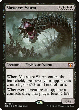 Massacre Wurm (256) [March of the Machine Commander]