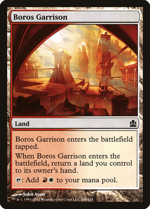 Boros Garrison (268) [Commander 2011]