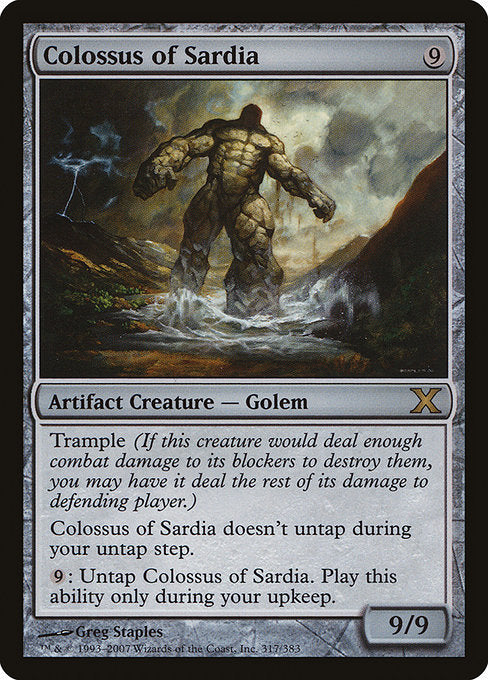 Colossus of Sardia (317) [Tenth Edition]