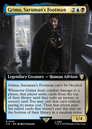 Gríma, Saruman's Footman (140) [Tales of Middle-earth Commander] [Extended Art]