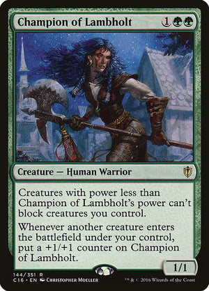 Champion of Lambholt (144) [Commander 2016]