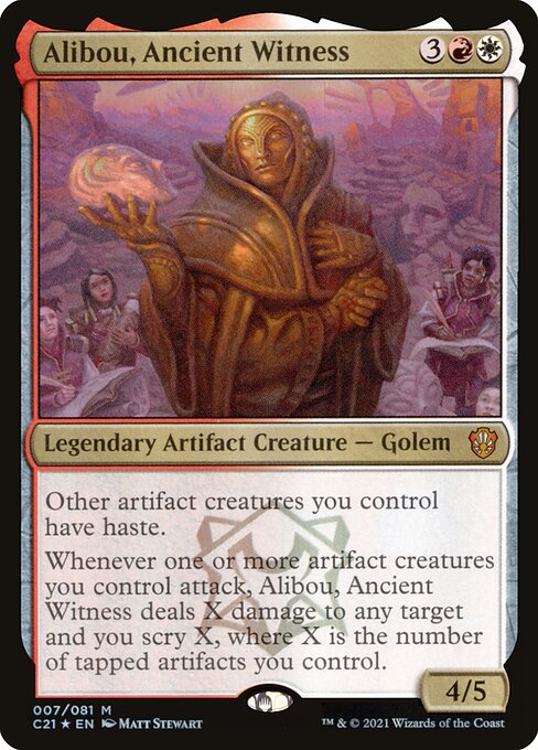 Alibou, Ancient Witness (7) [Commander 2021]