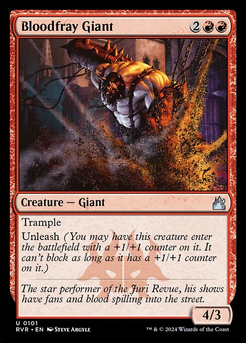 Bloodfray Giant (101) [Ravnica Remastered]