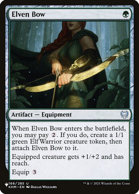 Elven Bow (KHM-166) [The List]