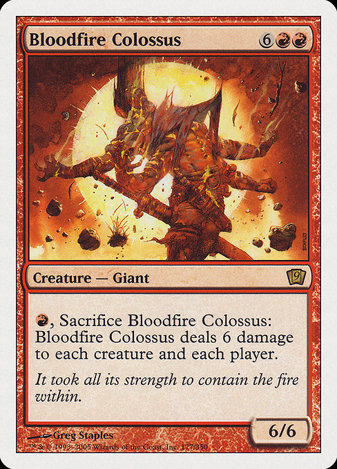 Bloodfire Colossus (177) [Ninth Edition]