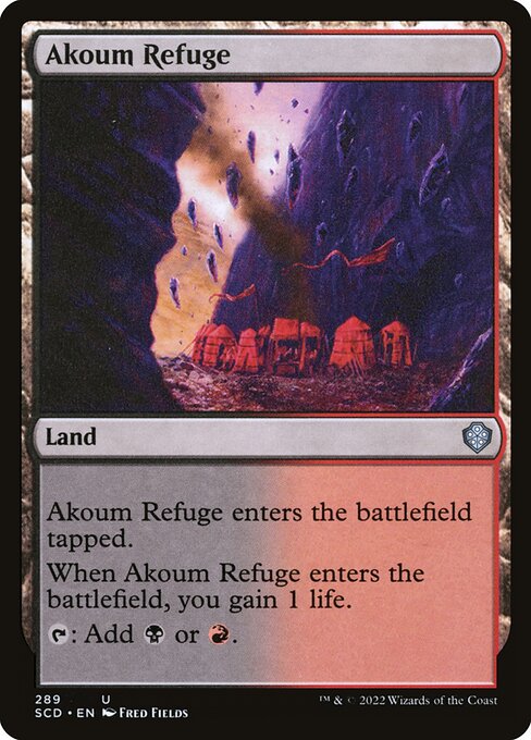 Akoum Refuge (289) [Starter Commander Decks]