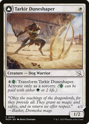 Tarkir Duneshaper // Burnished Dunestomper (43) [March of the Machine]