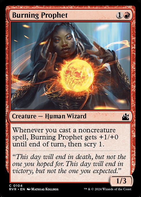 Burning Prophet (104) [Ravnica Remastered]