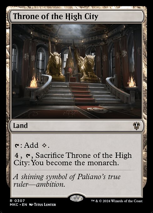 Throne of the High City (307) [Murders at Karlov Manor Commander]