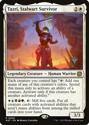 Tazri, Stalwart Survivor (6p) [March of the Machine: The Aftermath Promos]