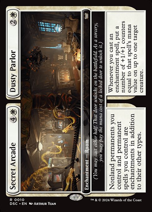 Secret Arcade // Dusty Parlor (10) [Duskmourn: House of Horror Commander]